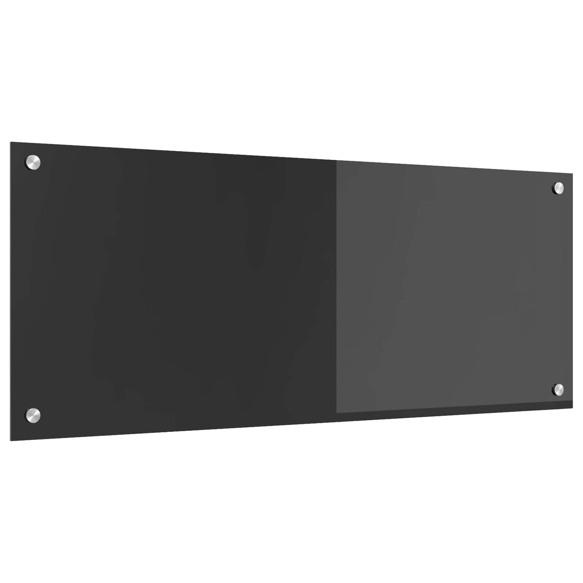 Vidaxl keukenachterwand donkergrijs 100 x 40 cm gehard glas