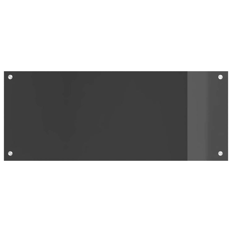 Vidaxl keukenachterwand donkergrijs 100 x 40 cm gehard glas