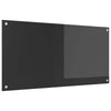 Vidaxl keuken spatscherm donkergrijs 100 x 50 cm gehard glas