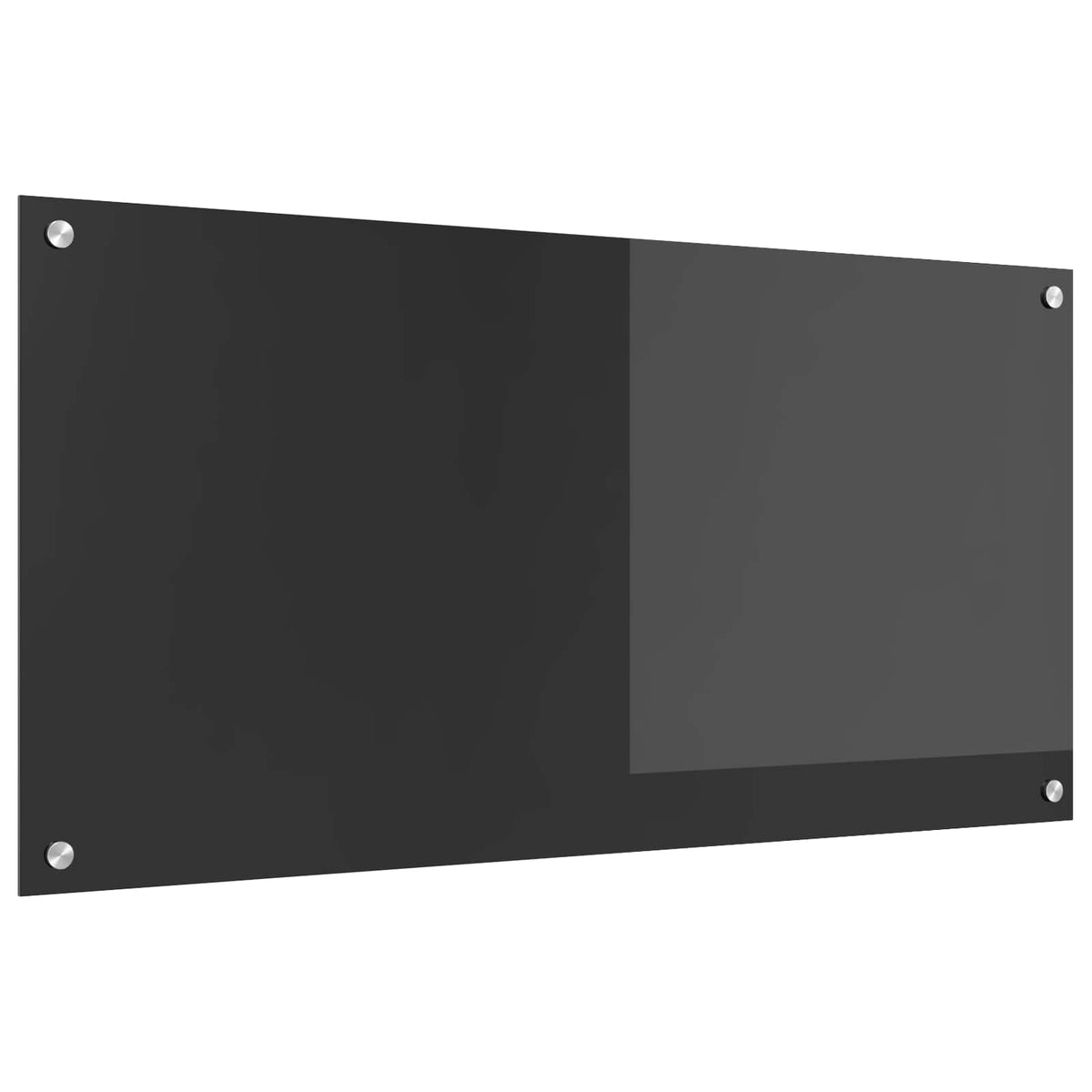 Vidaxl keukenachterwand donkergrijs 100 x 50 cm gehard glas