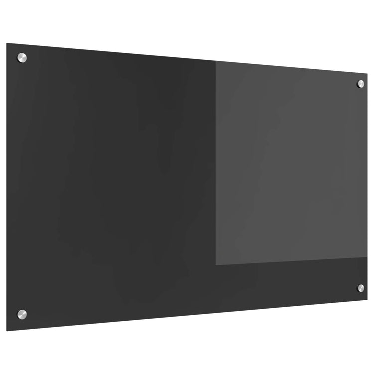 Vidaxl keukenachterwand donkergrijs 100 x 60 cm gehard glas