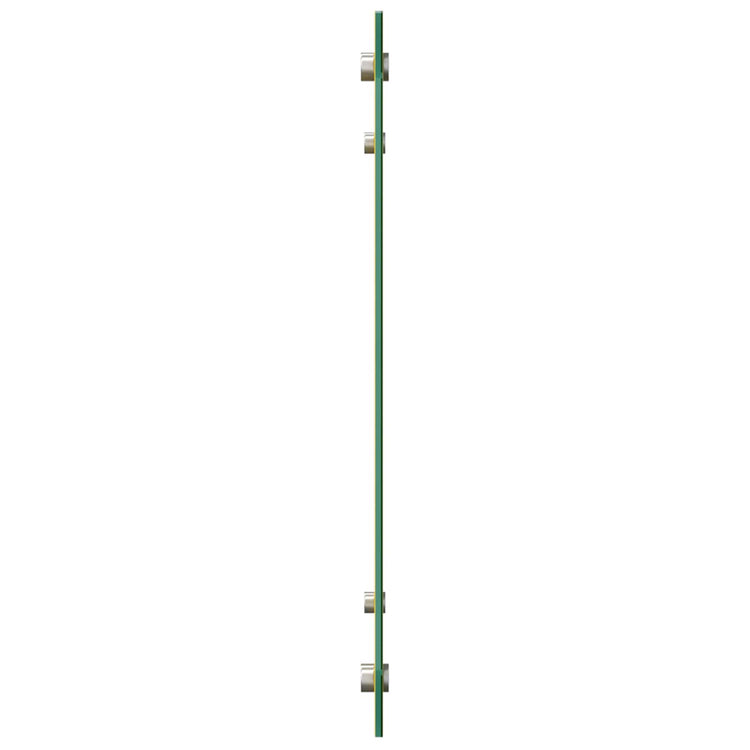 Vidaxl keuken spatscherm geel 80 x 50 cm gehard glas