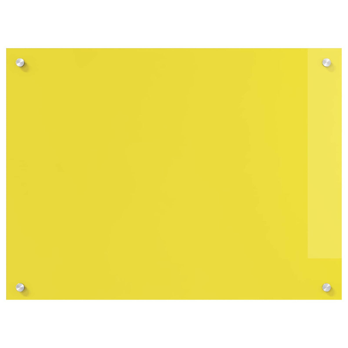 Vidaxl keuken spatscherm geel 80 x 60 cm gehard glas