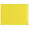 Vidaxl keuken spatscherm geel 80 x 60 cm gehard glas