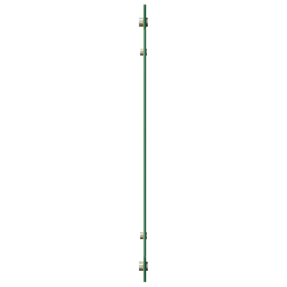Vidaxl keuken spatscherm geel 80 x 60 cm gehard glas
