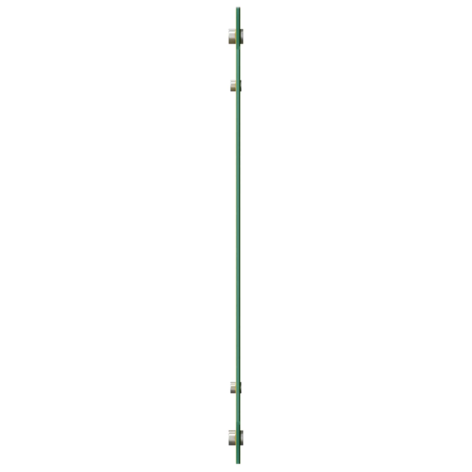 Vidaxl keuken spatscherm geel 80 x 60 cm gehard glas
