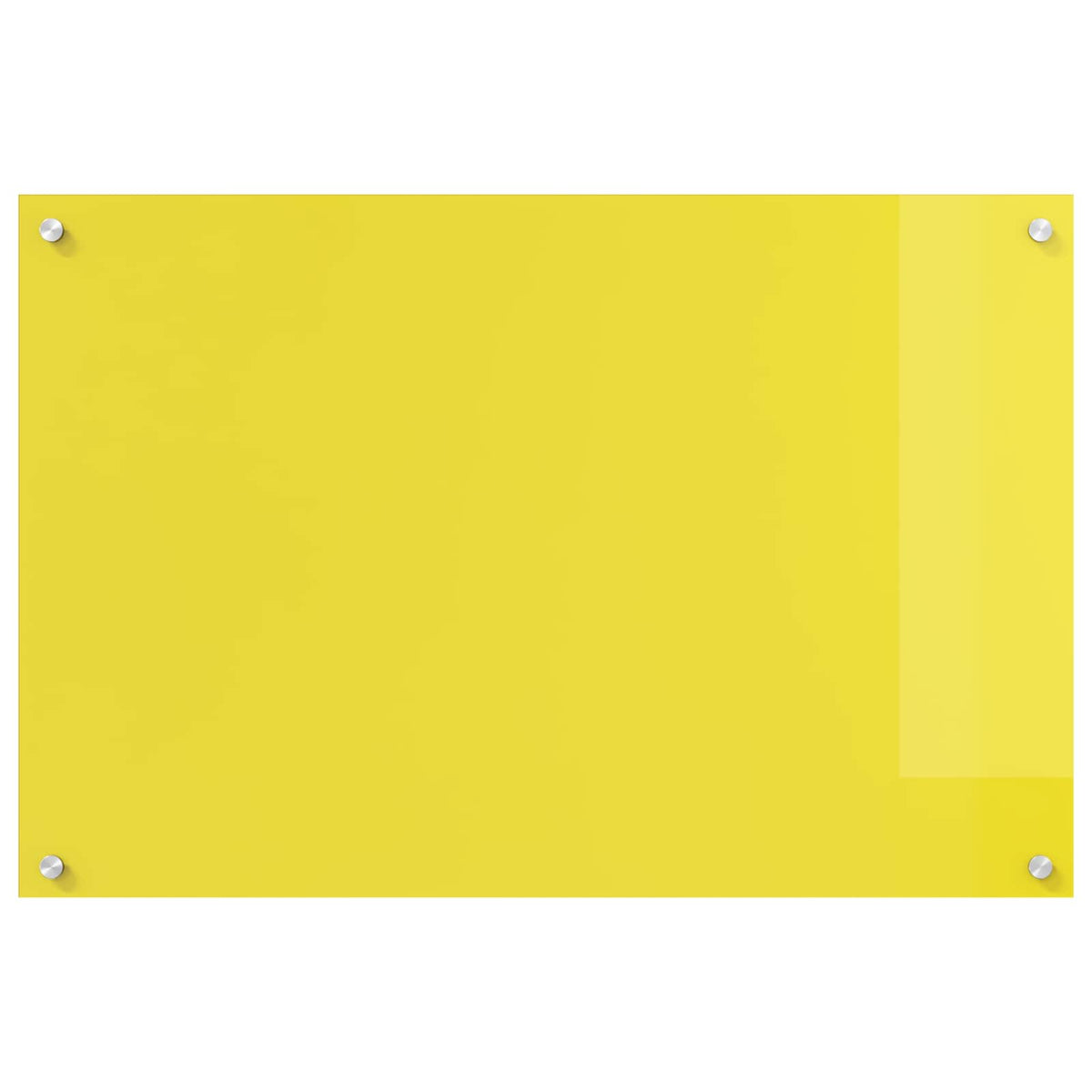 Vidaxl keuken spatscherm geel 90 x 60 cm gehard glas