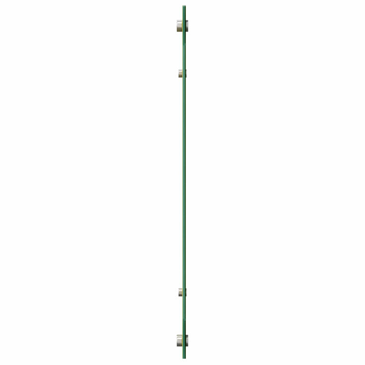 Vidaxl keuken spatscherm geel 90 x 60 cm gehard glas
