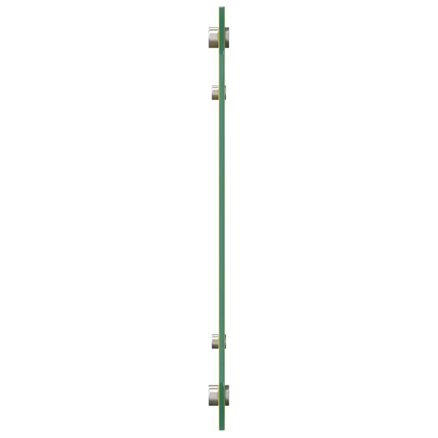 Vidaxl keuken spatscherm geel 100 x 40 cm gehard glas
