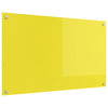 Vidaxl keuken spatscherm geel 100 x 60 cm gehard glas