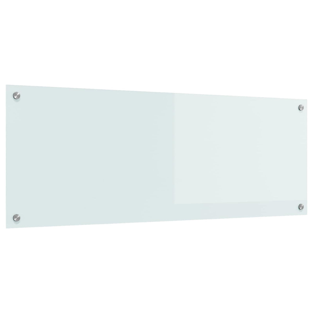 Vidaxl keuken spatscherm wit 110 x 40 cm gehard glas