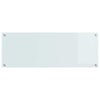 Vidaxl keuken spatscherm wit 110 x 40 cm gehard glas