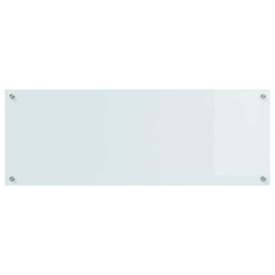 Vidaxl keukenachterwand wit 110 x 40 cm gehard glas