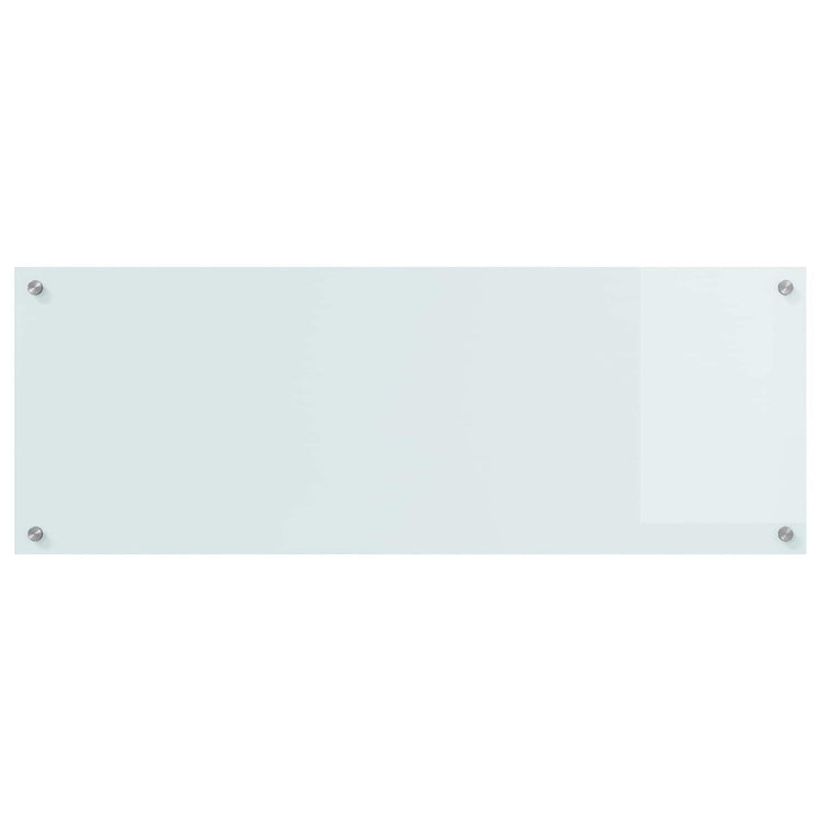 Vidaxl keuken spatscherm wit 110 x 40 cm gehard glas