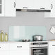 Vidaxl keukenachterwand wit 120 x 40 cm gehard glas