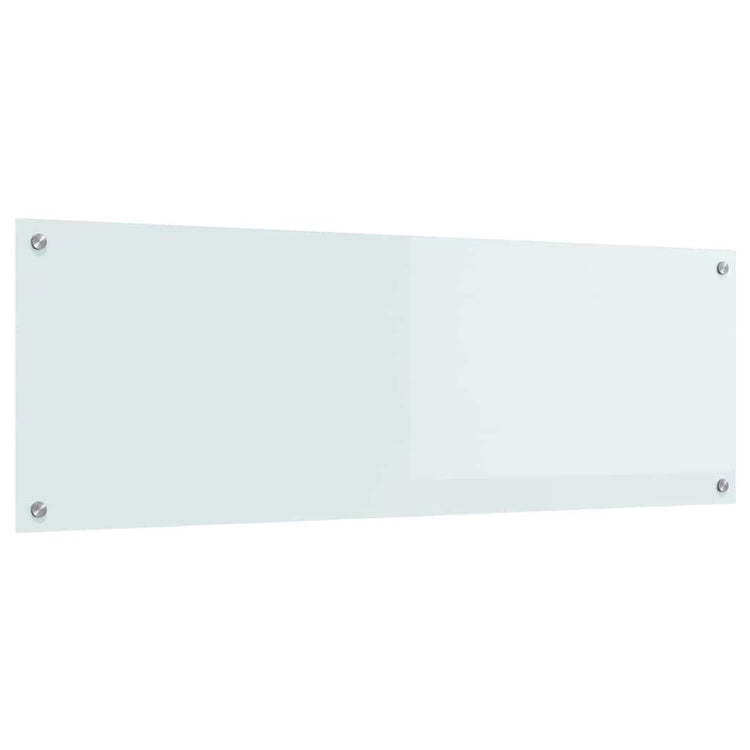 Vidaxl keukenachterwand wit 120 x 40 cm gehard glas