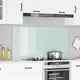 Vidaxl keukenachterwand wit 120 x 60 cm gehard glas