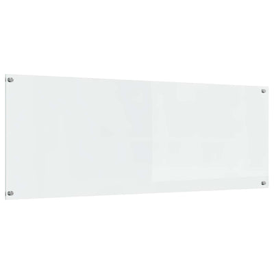 Vidaxl keukenachterwand doorzichtig 110 x 40 cm gehard glas