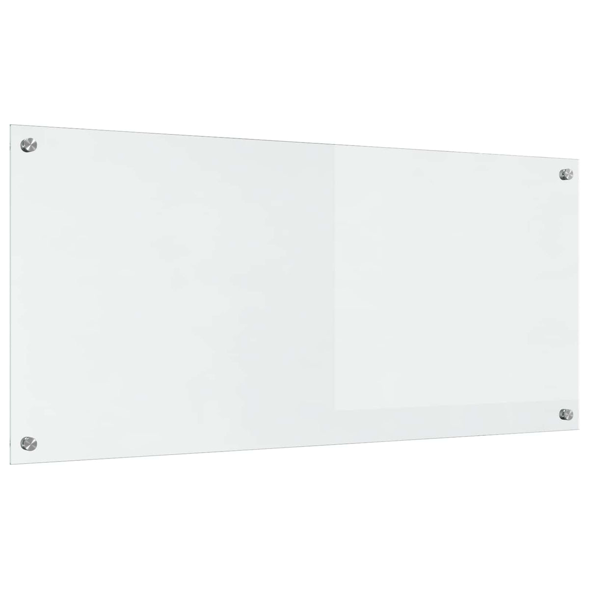 Vidaxl keukenachterwand doorzichtig 110 x 50 cm gehard glas