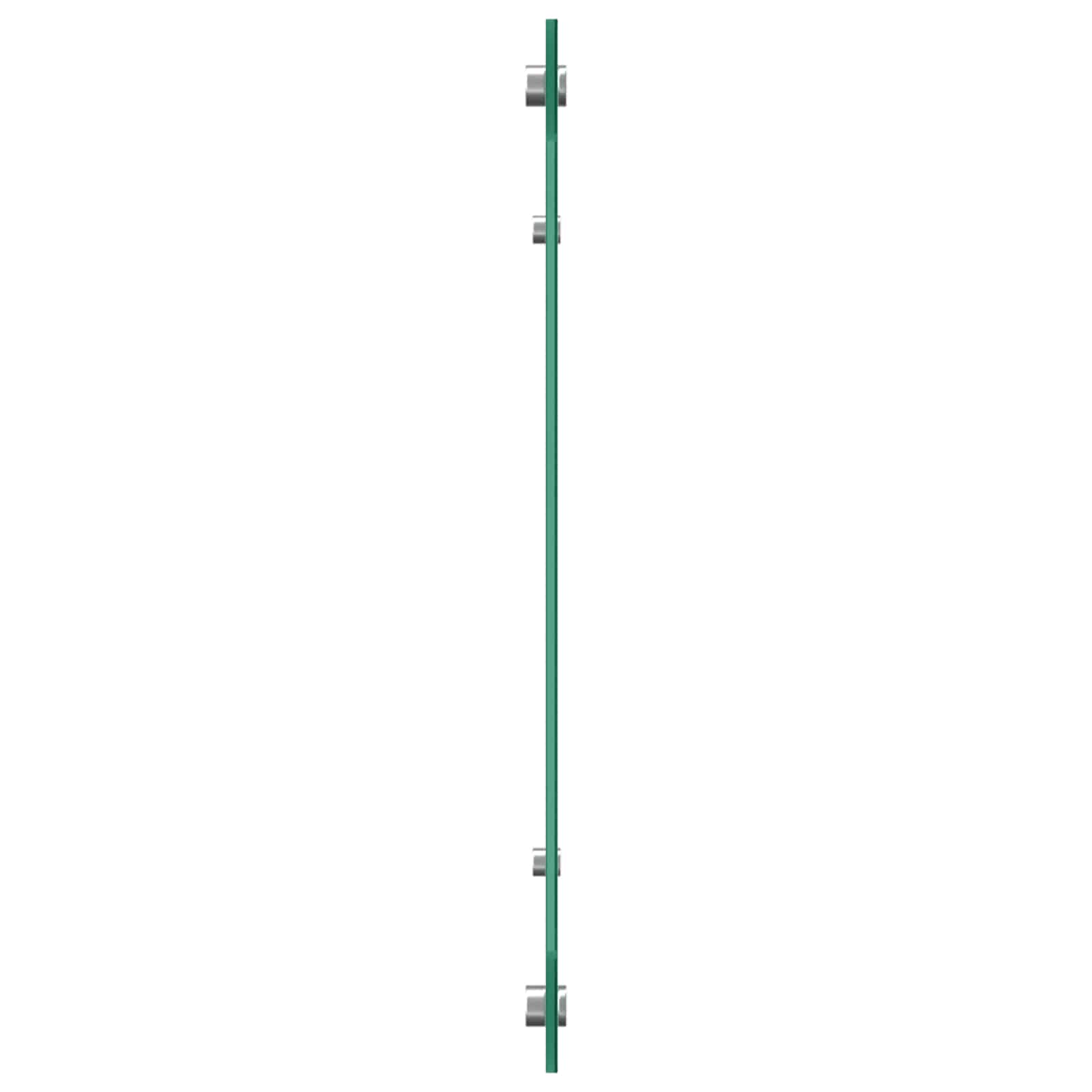 Vidaxl keuken spatscherm doorzichtig 110 x 50 cm gehard glas