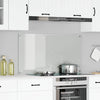 Vidaxl keuken spatscherm doorzichtig 120 x 60 cm gehard glas