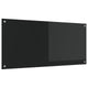 Vidaxl keukenachterwand zwart 110 x 50 cm gehard glas
