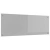 Vidaxl keuken spatscherm lichtgrijs 110 x 40 cm gehard glas