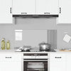 Vidaxl keuken spatscherm lichtgrijs 110 x 50 cm gehard glas