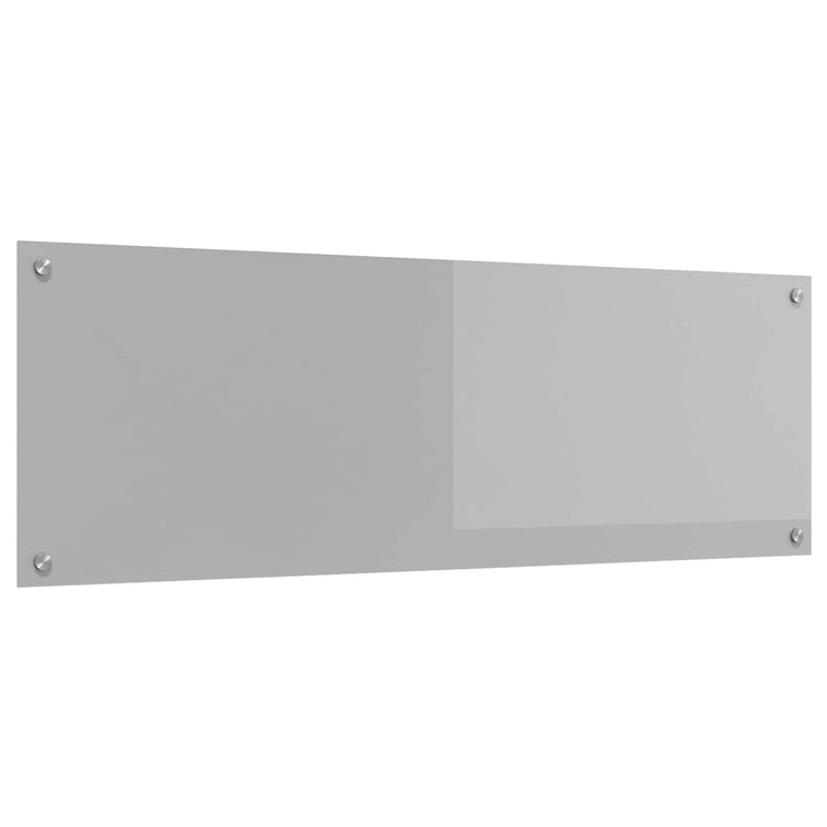 Vidaxl keukenachterwand lichtgrijs 120 x 40 cm gehard glas