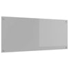 Vidaxl keuken spatscherm lichtgrijs 120 x 50 cm gehard glas
