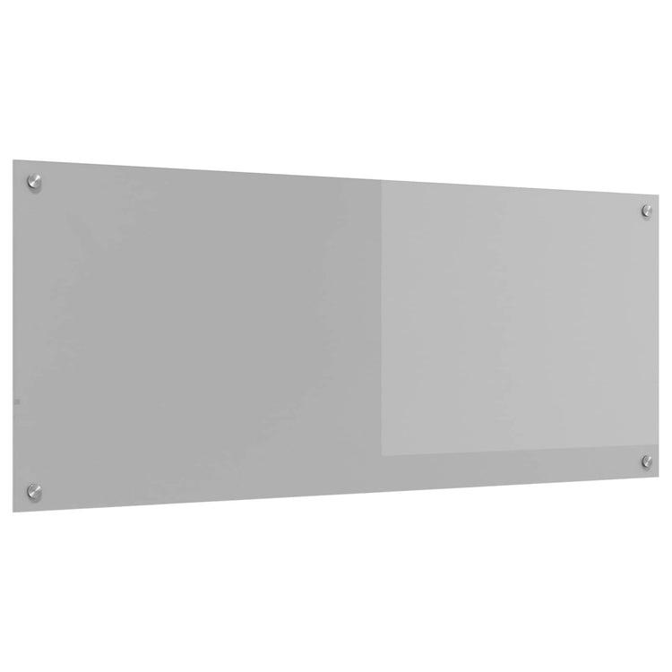 Vidaxl keukenachterwand lichtgrijs 120 x 50 cm gehard glas