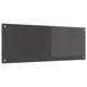Vidaxl keukenachterwand donkergrijs 110 x 40 cm gehard glas