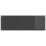 Vidaxl keukenachterwand donkergrijs 120 x 40 cm gehard glas - afbeelding 2