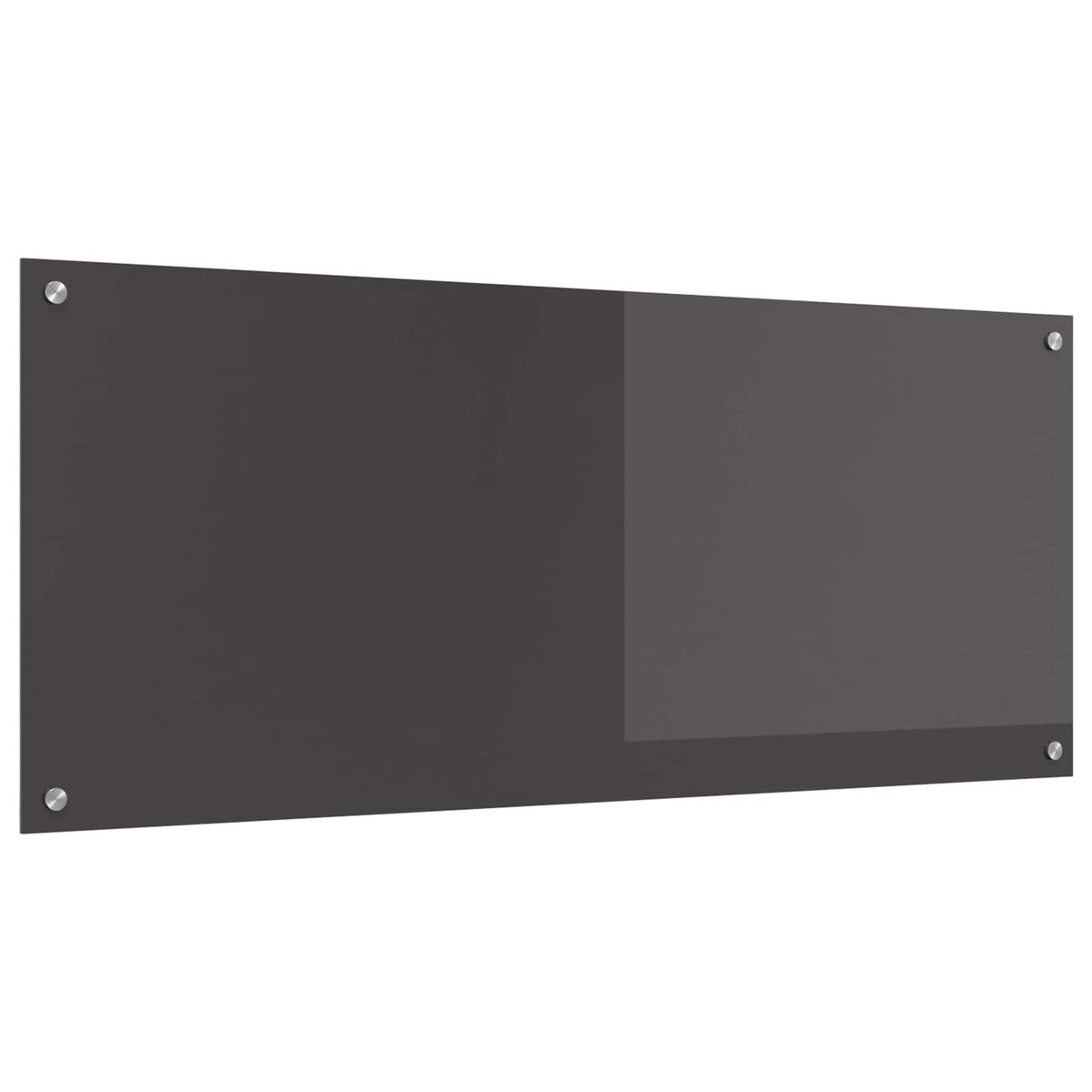 Vidaxl keukenachterwand donkergrijs 120 x 50 cm gehard glas