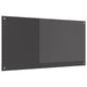 Vidaxl keukenachterwand donkergrijs 120 x 60 cm gehard glas