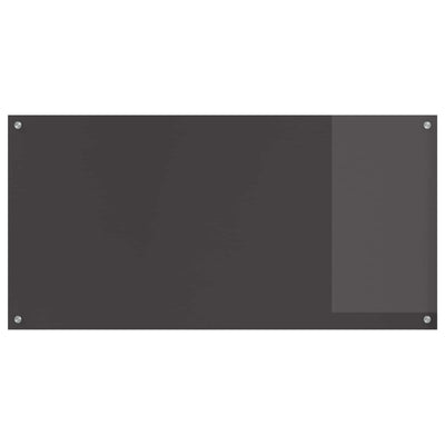 Vidaxl keukenachterwand donkergrijs 120 x 60 cm gehard glas