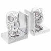 Vidaxl boekensteunen 2 pcs zilver 7 x 9 x 11 cm aluminium
