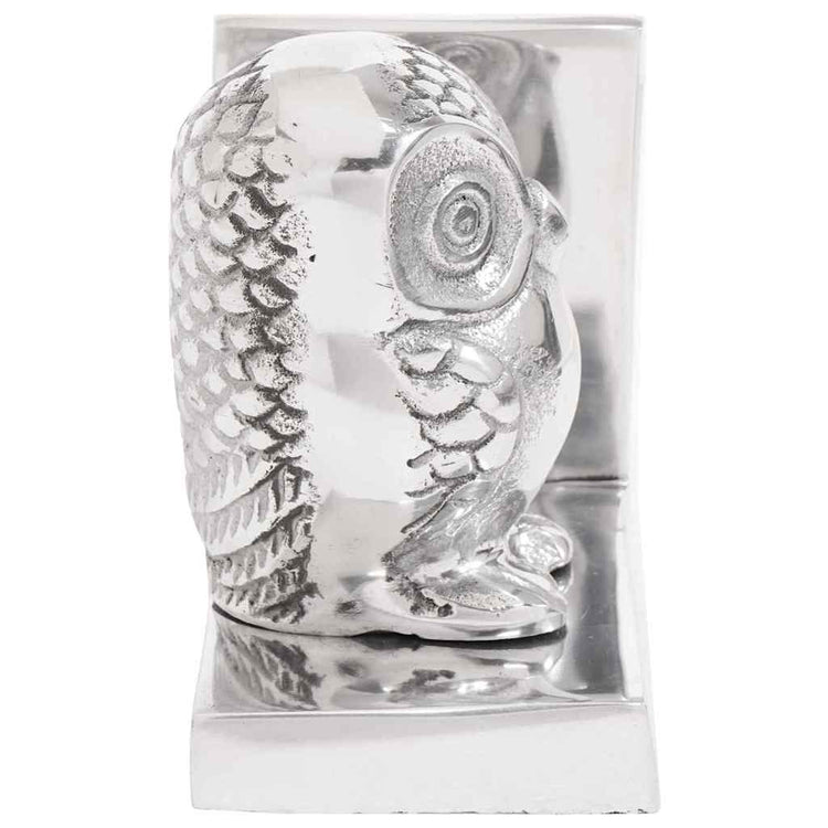 Vidaxl boekensteunen 2 pcs zilver 7 x 9 x 11 cm aluminium