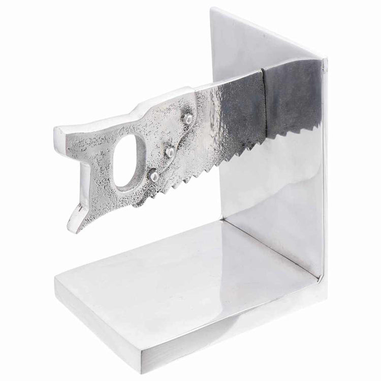 Vidaxl boekensteunen 2 st zilver 11 x 14 x 17,5 cm aluminium