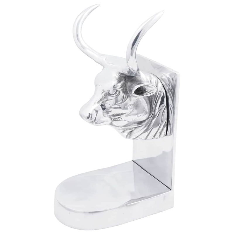 Vidaxl boekensteunen 2 pcs zilver 17 x 15 x 27 cm aluminium