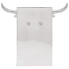 Vidaxl boekensteunen 2 pcs zilver 21,5 x 15,5 x 20 cm aluminium