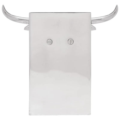 Vidaxl boekensteunen 2 pcs zilver 21,5 x 15,5 x 20 cm aluminium