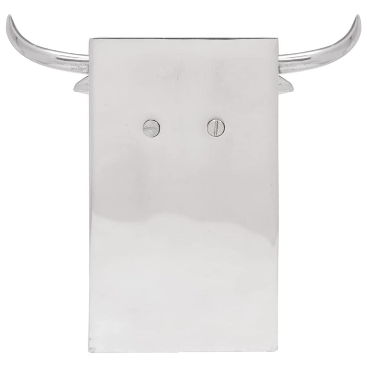 Vidaxl boekensteunen 2 st zilver 21,5 x 15,5 x 20 cm aluminium