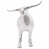 Vidaxl stierensculptuur zilver 20 x 17 x 23 cm aluminium