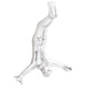 Vidaxl sculptuur zilver 22 x 8 x 25 cm aluminium