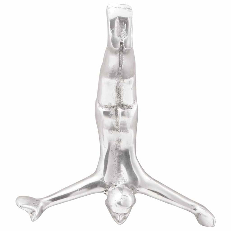 Vidaxl sculptuur zilver 22 x 8 x 25 cm aluminium