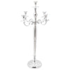Vidaxl kaarsenhouder zilver 32 x 32 x 79,5 cm aluminium