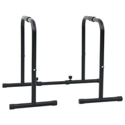Vidaxl dip bar zwart 116 x 66 x 74,5 cm gepoedercoat staal - afbeelding 1