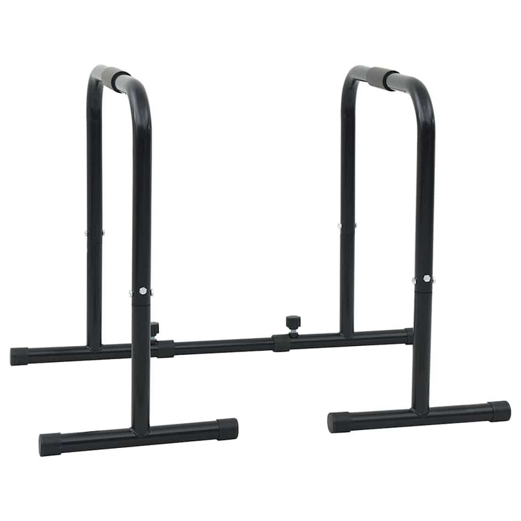 Vidaxl dip bar zwart 116 x 66 x 74,5 cm gepoedercoat staal