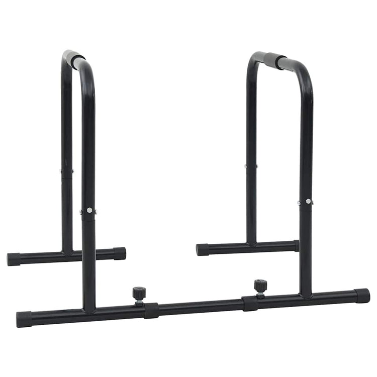 Vidaxl dip bar zwart 116 x 66 x 74,5 cm gepoedercoat staal